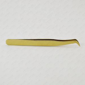 Pinzas de Acero para Extensión de Pestañas HASIBI NAQIBI SURGICAL CORP - Duraderas, Antiestáticas, con Puntas Dentadas, 10 mm de Longitud, Personalizables - Product Image 1
