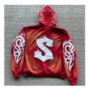 เสื้อฮู้ดซิปผู้ชาย แขนยาว ผ้าโพลีเอสเตอร์ 100% ระบายอากาศได้ดี สีพื้น น้ำหนัก 320 กรัม สำหรับฤดูหนาว - Product Image 5