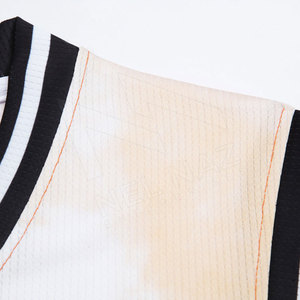 Meilleure qualité 100% maillot de basket-ball en polyester sur mesure vêtements de sport blancs uniforme de basket-ball respirant - Product Image 4