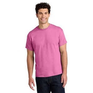 Camiseta de Algodón para Hombre de Primera Calidad, Cuello Redondo Clásico, Manga Corta, Básica, Personalizable, Fabricante de Ropa al por Mayor - Product Image 1
