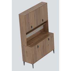 Cuisine Moderne Harmony Maxi 8 Kapakl Wood Kahve Kesi avec structure en contreplaqué - Product Image 1