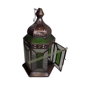 High Quality Best Selling Decorative Tea Light <b>Candle</b> Lantern Hexagonal Shaped Decorative Hanging <b>Candle</b> Lantern Made of Iron - Product Image 2