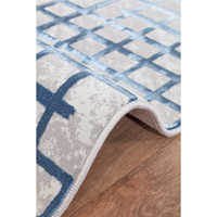 Tapis de sol pour enfants Wilto bleu clair et doux pour salon, salle de séjour, cuisine PF176