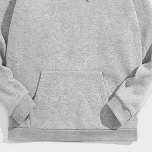 Sweat à capuche pour homme personnalisé, en molleton de coton lourd 400 g/m², pull à capuche surdimensionné à épaules tombantes, vente en gros d'usine, OEM en vrac - Product Image 2
