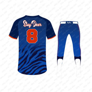 Ensemble d'uniformes de baseball sur mesure de haute qualité blanc noir respirant et grande taille Fabricant de vêtements de sport OEM/ODM - Product Image 6