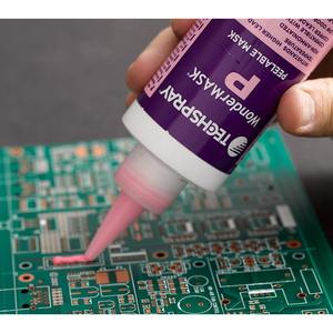 Masque de soudure pelable Wondermask P, matériau en acier, conforme RoHS, résistance à la température jusqu'à 640°F, tension 220V - Product Image 2