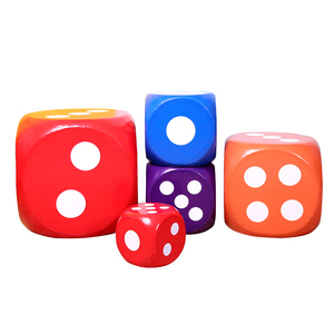 <span class=keywords><strong>D</strong></span>és en mousse PU souple multicolores avec coins arrondis Blocs <span class=keywords><strong>de</strong></span> construction pour enfants pour l'aide à l'enseignement Apprentissage précoce des mathématiques - Product Image 3