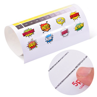 Feuilles de papier autocollant A4 blanc mat en PP imprimable jet d'encre 100 microns, matériau d'étiquetage auto-adhésif imperméable pour impression Memjet