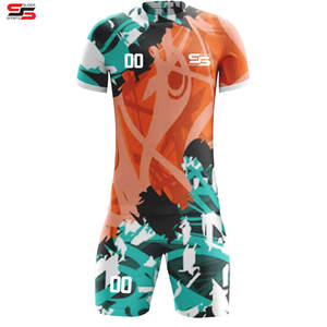 ชุดฝึกซ้อมฟุตบอลผ้าโพลีเอสเตอร์ระบายอากาศได้ดีแห้งเร็ว100% โลโก้แบบกำหนดเอง - Product Image 4