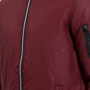 Nueva llegada al por mayor chaqueta de bombardero personalizada para los hombres de etiqueta privada Oem Logo chaqueta de bombardero en blanco hombres chaqueta de Bombardero a prueba de agua - Product Image 6