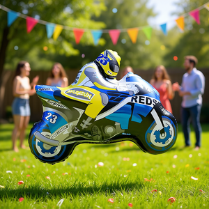 Globos de Fiesta con Diseño de Moto, 53x69cm, Bolsa de 12 Piezas - Product Image 3