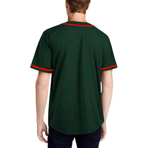 Maillots de baseball athlétiques confortables, avec des panneaux en maille douce et légère de haute qualité, tendance, et impression de logo personnalisée. - Product Image 2