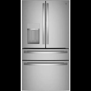 Compre el modelo PVD28BYNFS de 28 pies cúbicos. Refrigerador Inteligente de Gran Capacidad para Cocina - Acero Inoxidable - Pida Ahora - Product Image 1