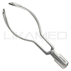 LIKAMED Wrigley Pinzas obstétricas de 28cm Procedimientos ginecológicos reutilizables de acero inoxidable Clip de metal de Alemania - Product Image 1