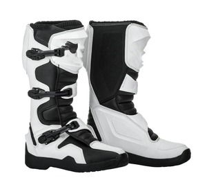 Chaussures de sport en cuir imperméables et respirantes pour moto, bottes de course pour moto, motocross pour hommes à prix avantageux - Product Image 5