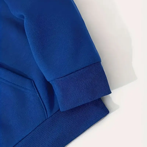 Unisex <b>Men's</b> Casual Heavyweight Fleece <b>Hoodie</b> with Embroidered Custom Logo Autumn Solid Pattern Hooded Collar for Bulk Orders - Product Image 4