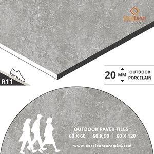 2025 Collection haut de gamme Carreaux de porcelaine extérieurs carrés de haute qualité 60x60cm 60x90cm Tailles 20mm d'épaisseur Supermarché d'usine - Product Image 3