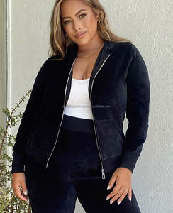 Heavyweight Y2K Streetwear <b>Cropped</b> <b>Hoodie</b> for Women Acid Wash Boxy Full <b>Zip</b>-<b>up</b> Solid Knitted Casual Blank Hooded Collar Badge - Product Image 4