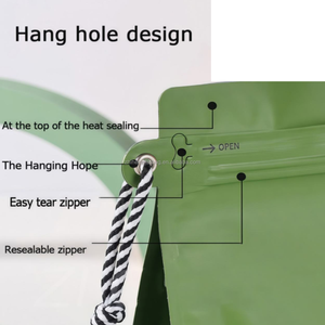 Sacs en plastique à fond plat de 250g (12oz) avec logo personnalisé, pour café, thé, épicerie, aliments, cadeaux, avec valve et fermeture éclair – Vente en gros - Product Image 2