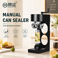Machine de scellage thermique semi-automatique manuelle pour canettes et bouteilles, facile à utiliser