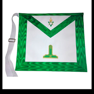 Juego masónico artesanal Provincial Stewards Regalia Set Delantal de piel de cordero con cadena plateada Borla Máquina Bordado Servicio OEM - Product Image 6