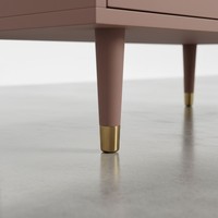 Canapé-lit gonflable éco-responsable au design moderne, couleur rose, avec 2 tiroirs, pour salon et hôtel, mobilier en bois, vente en gros