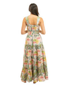 Women Pretty Summer Printed Sleeveless Bohemian Floor Length Occasion Wear <b>Long</b> Maxi <b>Dress</b> - Product Image 4