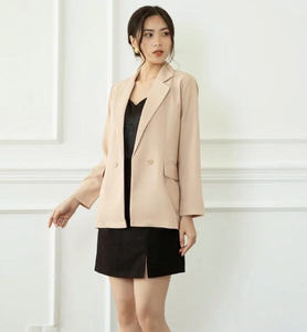 Blazer de mujer de manga larga de alta calidad estilo oficina 2025 - Product Image 3