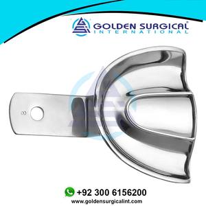 Bandeja de Impresión Pequeña, para Prótesis Total, Superior, Odontología Sólida, Ortodoncia Dental, Registro de Mordida, Proveedor de Bandejas de Impresión Metálicas - Product Image 6