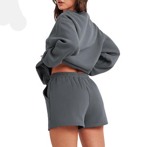 ชุดออกกำลังกายเล่นโยคะของผู้หญิงชุดออกกำลังกายแขนยาวระบายอากาศได้ดี2ชิ้น - Product Image 2