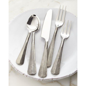 Ensemble de couverts en acier inoxydable forgé à la main avec finition cuivre, 5 pièces, pour la maison, les mariages et les dîners - Product Image 6