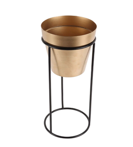Maceta de acabado dorado de decoración atractiva a granel para macetas de decoración de jardín y balcón a un precio asequible - Product Image 4