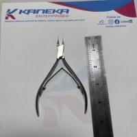 KANEKA ENTERPRISES Coupe-ongles à double ressort à pointe fine en acier inoxydable, outil professionnel de podologie pour doigts et orteils