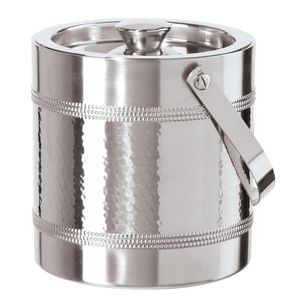 Best Selling Double-Walled Stainless Steel Ice Bucket Carrying Handle Tongs Custom Price Wine Party Drink <b>Cooler</b> for Restaurants - Product Image 6