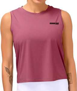 Débardeurs pour femmes en gros personnalisé pour dames avec logo livraison gratuite Gym débardeur femmes personnalisé débardeur femmes été en vrac - Product Image 5