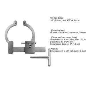 ชุดเครื่องมือผ่าตัดกระดูกและข้อ Gurbani Joint Distractor Compressor สำหรับศัลยกรรมกระดูกและข้อ ทำจากสแตนเลส ได้รับการรับรองมาตรฐาน CE ISO ใช้งานด้วยมือ นำกลับมาใช้ใหม่ได้ - Product Image 5