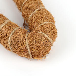 Lot de 2 poteaux en fibre de coco carrés de 39,3 pouces pour plantes d'intérieur et de jardin - Support d'escalade écologique et pliable - Product Image 5