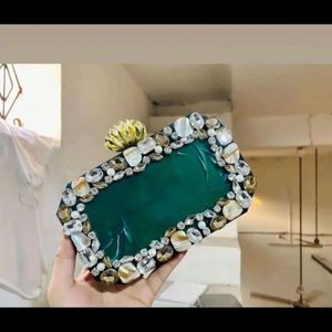 Bolso de Mano de Cuerno Auténtico Hecho a Mano con Diseño de Animales Indios, Gran Capacidad, con Cuentas, para Eventos Nocturnos, Compras, Arte y Coleccionismo - Product Image 2