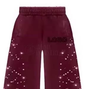 Survêtements en strass de haute qualité à étiquette privée pour hommes, personnalisez votre propre design, survêtements en strass pour hommes à prix avantageux - Product Image 5