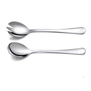 Stainless Steel Salad Servers Set Modern <b>Serving</b> <b>Spoon</b> And Fork Utensils For Salad Tools - Product Image 1