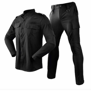 Uniforme de Guardia de Seguridad de Manga Larga para Primavera, Unisex, Poliéster, Protección UV, Detección de Agujas, Servicio OEM, Muestras Privadas para Exteriores - Product Image 2