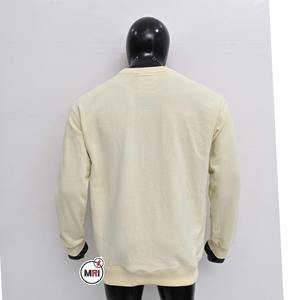 Unisex personalizado de los hombres de peso pesado francés Terry Streetwear Chenille bordado sudadera cuello redondo Chenille bordado sudaderas - Product Image 2