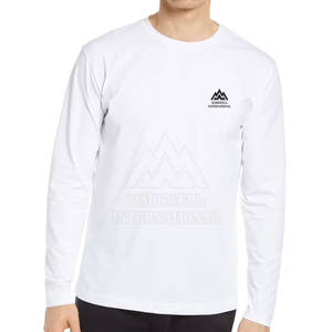 Camiseta de Manga Larga con Color Personalizado, Camiseta de Manga Larga con Logotipo Impreso al por Mayor, Camiseta de Manga Larga de Alta Calidad - Product Image 1