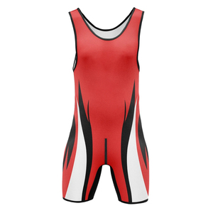 High Quality Professional Weightlifting Uniforms <b>Men</b> Wrestling <b>Singlets</b> Cheap Wrestling Uniform Breathable With Best OEM - Product Image 2