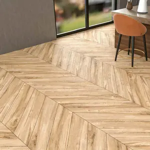 Modèle "Brich Beige" en 200x1200mm Planches de bois en porcelaine Carreaux pour revêtement de sol de chambre à coucher carreaux de qualité supérieure par Novac Ceramic