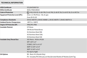 Presse-étoupes à double compression haute performance pour une protection supérieure des câbles électriques en mer disponibles à un bon prix - Product Image 4