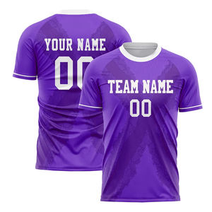 Equipo de fútbol al aire libre para adultos, camisetas y camisetas de manga corta, estilo de Jersey de fútbol de corte automatizado - Product Image 3