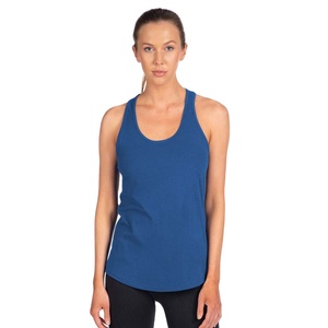 Camiseta sin Mangas para Mujer, Estilo Deportivo, Espalda Cruzada, Ajuste Holgado, para Yoga, Running, Pilates, Color Sólido - Product Image 1