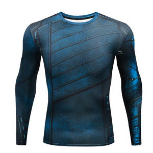 Camisetas de Compresión Personalizadas para Hombre, Ropa Deportiva de Alta Calidad para Gimnasio, Transpirable, de Secado Rápido, Ajuste Ceñido, Disponible en Varios Colores - Product Image 1