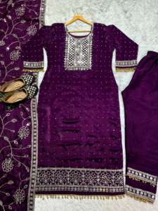 ชุดสูททำงานปักลายผ้าชินอนบริสุทธิ์จากนักออกแบบล่าสุด - Product Image 4